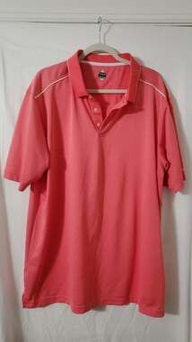 Bollé Golf B-Tech Striped Performance Polo Shirt XXL